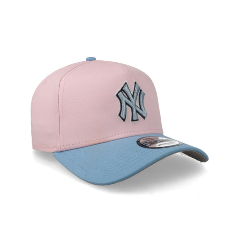 Gorra New Era 9Forty MLB Yankees Rosa Azul Cielo Grafito