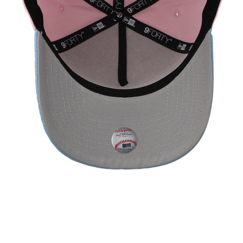 Gorra New Era 9Forty MLB Yankees Rosa Azul Cielo Grafito