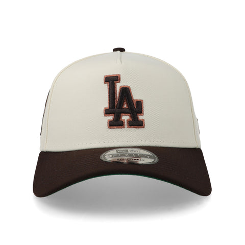 Gorra New Era 9Forty MLB Dodgers Crema Café Unitalla
