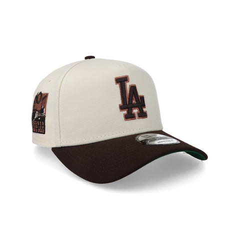 Gorra New Era 9Forty MLB Dodgers Crema Café Unitalla