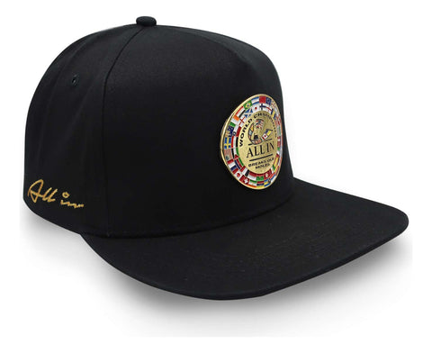 Gorra All In Uppercut Negro Snap Unitalla