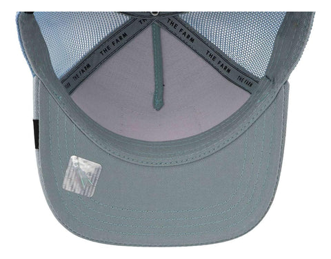 Gorra Goorin Bros 101-0990 Slate Bad Boy Trucker Azul Claro