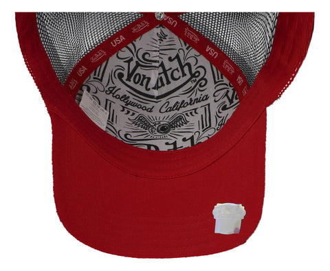 Gorra Von Dutch 9835505 Vdthlbsr Café /rojo Unitalla