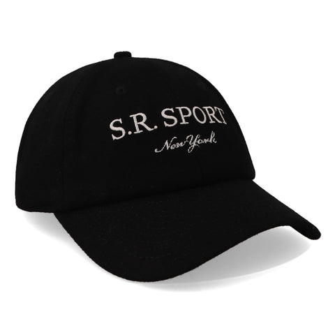 Gorra Sporty and Rich S.R. Sport Wool Hat Negro Unitalla