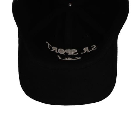 Gorra Sporty and Rich S.R. Sport Wool Hat Negro Unitalla
