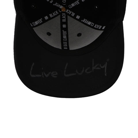 Gorra Black Clover Premium Clover 2 Negro Cerrada