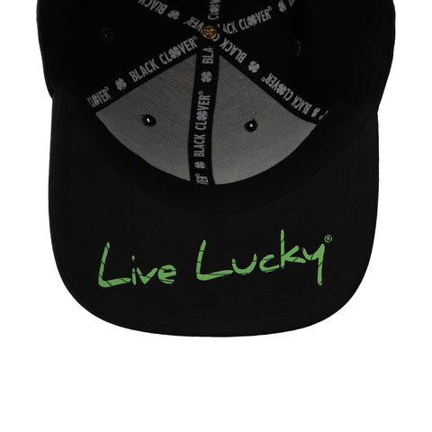 Gorra Black Clover Premium Clover 51 Negro Verde Cerrada