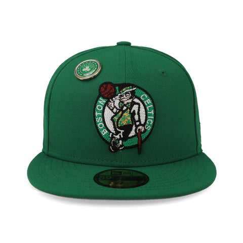 Gorra New Era 59 Fifty NBA Celtics Pin E3 Verde Cerrada