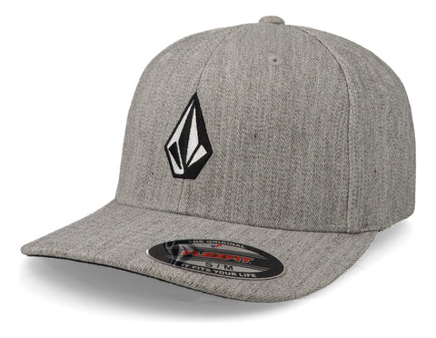 Gorra Volcom Full Stone Hthr D5512321 Flexfit Gris Cerrado