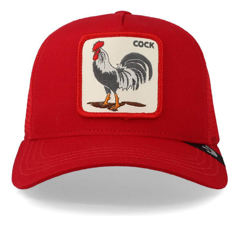 Gorra Goorin Bros 101-0996 Rooster Trucker Rojo Unitalla