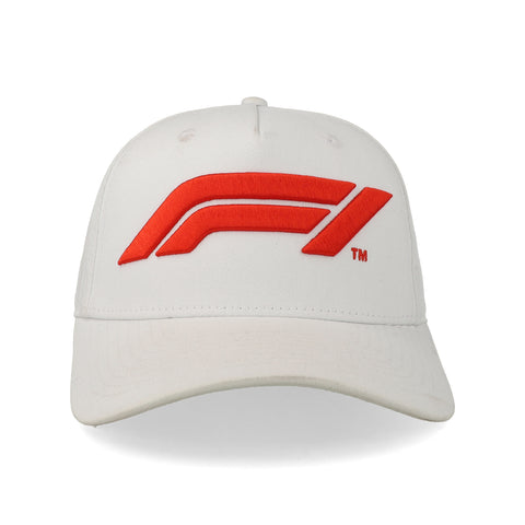Gorra F1 FW Large Logo Baseball Blanco