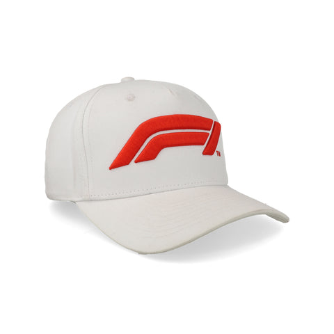 Gorra F1 FW Large Logo Baseball Blanco