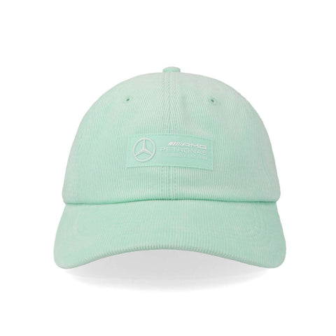 Gorra Stichd Mercedes F1 Retro Cord Menta Unitalla