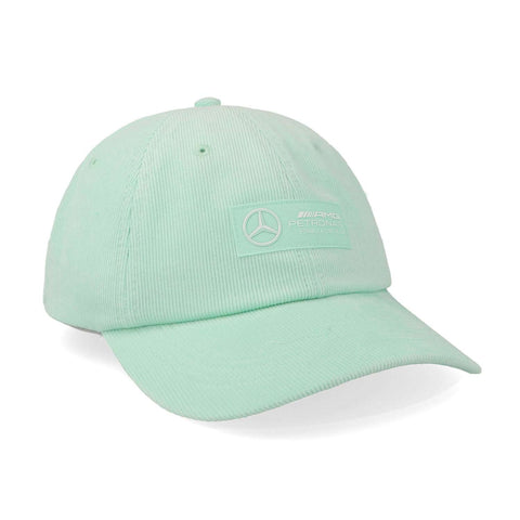 Gorra Stichd Mercedes F1 Retro Cord Menta Unitalla