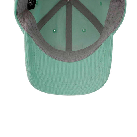 Gorra Stichd Mercedes F1 Retro Cord Menta Unitalla