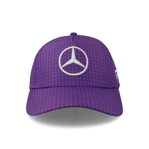 Gorra Stichd Mercedes F1 Hamilton Morada Unitalla