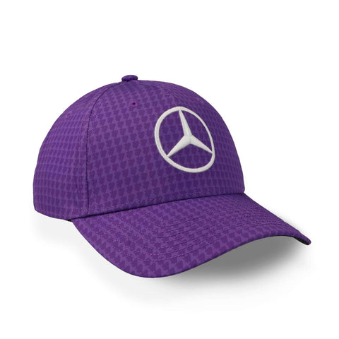 Gorra Stichd Mercedes F1 Hamilton Morada Unitalla