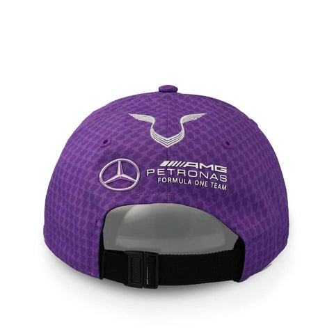 Gorra Stichd Mercedes F1 Hamilton Morada Unitalla