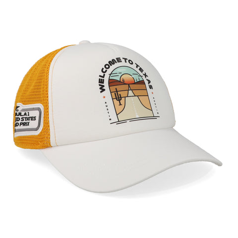 Gorra Stichd F1 Austin Blanca Unitalla