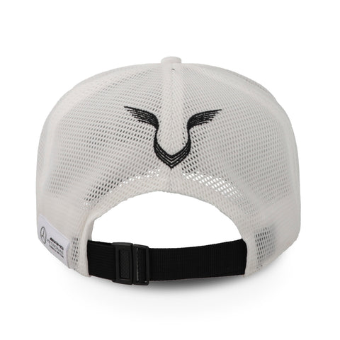 Gorra Stichd Mercedes F1 Hamilton Trucker Blanca Unitalla