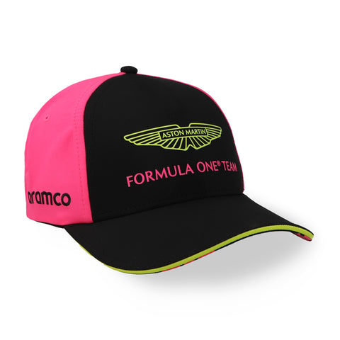 Gorra Stichd F1 Aston Martin Vegas SE Rosa Negro Unitalla