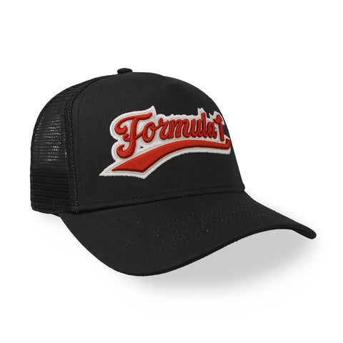 Gorra Stichd F1 Legacy Trucker Negra Unitalla