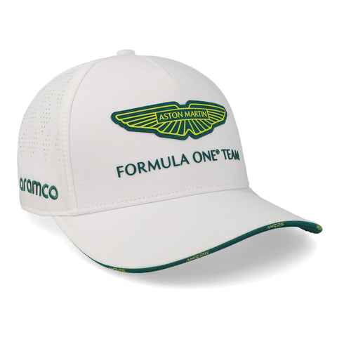 Gorra Aston Martin F1 Team Blanca Unitalla