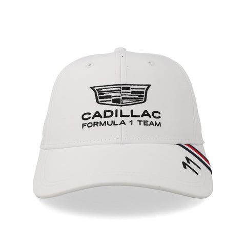Gorra Cadillac Checo Pérez 11 Blanca Unitalla