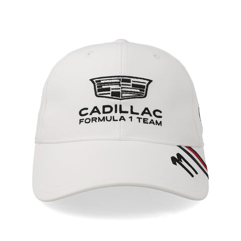 Gorra Cadillac F1 Pérez Blanca Unitalla