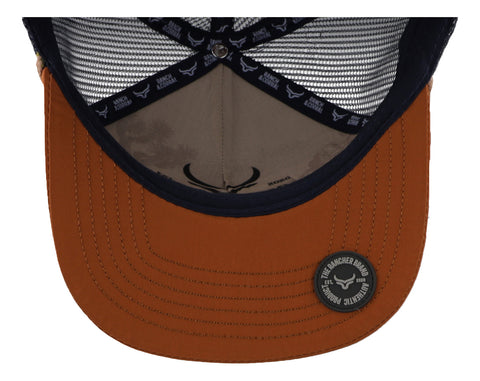 Gorra Ranch & Corral Ganadera 42 Rcg42 Azul/Café Unitalla