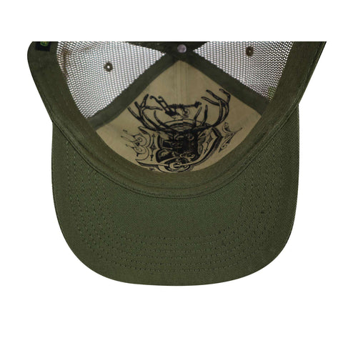 Gorra John Deere Snapback Negro/Camo Verde Unitalla