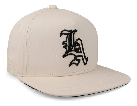 Gorra Cash Only Los Angeles Beige Visor Pincross