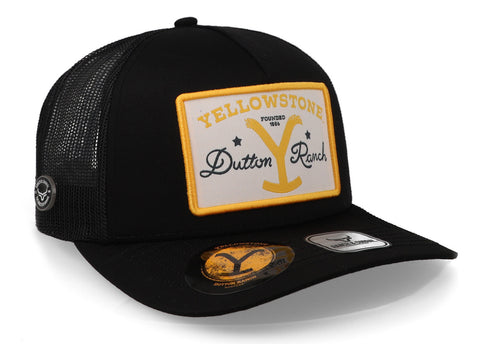 Gorra Ranch Corral Yellowstone 12 Yw12 Negro Unitalla