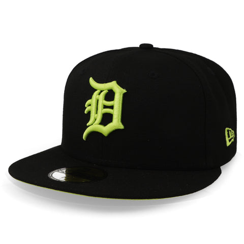 Gorra New Era 59 Fifty MLB Tigers Activist Negro Cerrada