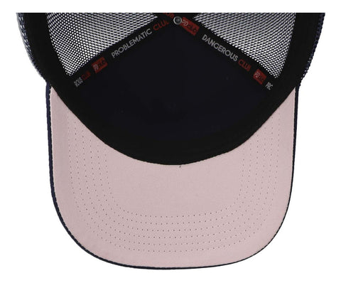 Gorra Problematic Money Love Trucker Azul Unitalla