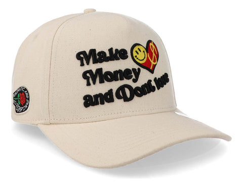 Gorra Problematic Money Love Curva Beige Unitalla