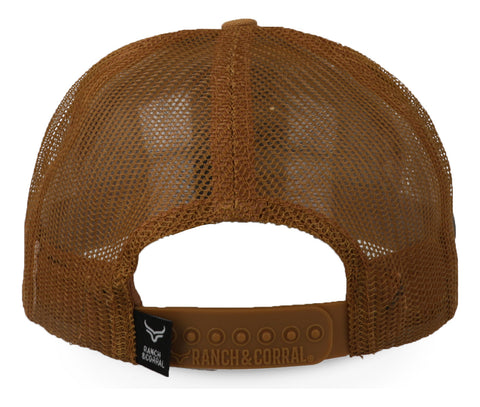 Gorra Ranch & Corral Work 4 Rcwk04 Café Unitalla