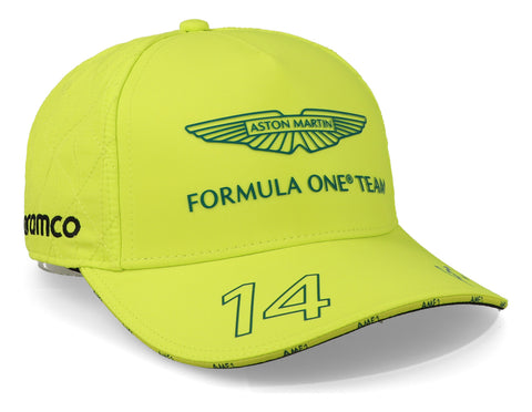 Gorra Aston Martin Rp Alonso Team Lime Unitalla