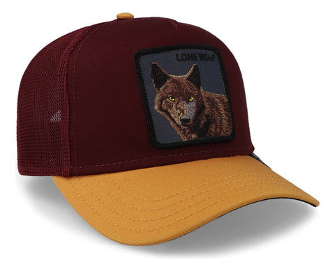 Gorra Goorin Bros V2 Wolf 101-1338- Guindo Unitalla