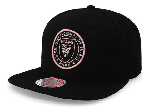 Gorra Mitchell & Ness MLS Inter Miami Primary Logo Snk Negro