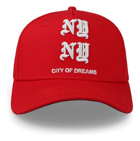 Gorra Overrated New York Of Dream Roja Snk Rojo Unitalla