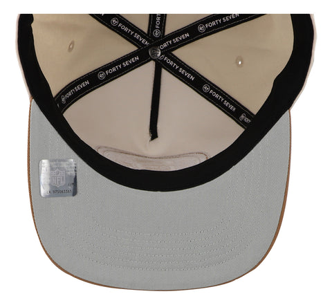 Gorra '47 NFL 49ers Two Tone Hitch Beige Unitalla