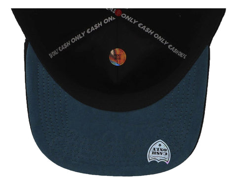 Gorra Cash Only 23 Plata O Plomo Monopoly Negro Unitalla