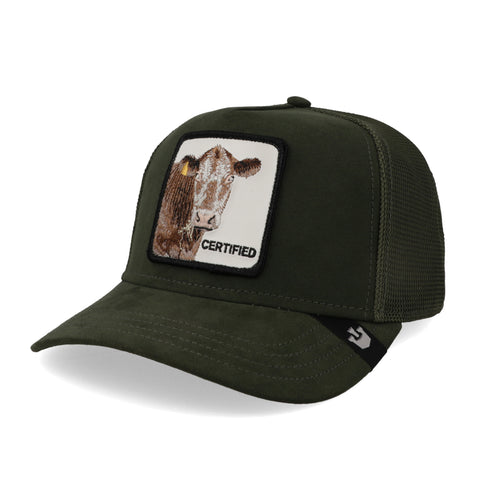 Gorra Goorin Bros 101-1867 The Suede Cow Musgo