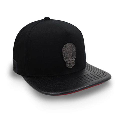 Gorra Cash Only Skull Cotton Negro Snap Unitalla