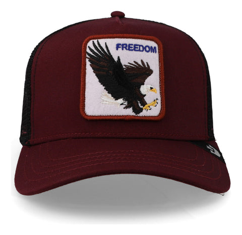 Gorra Goorin Bros 101-0384 The Freedom Eagle Vino Unitalla