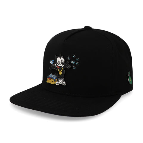 Gorra Cash Only 23 Felix Cat Negro Unitalla