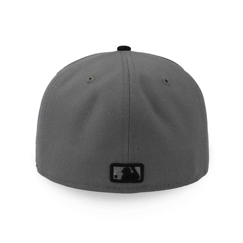Gorra New Era 59 Fifty MLB Yankees Basic Gris Oscuro Cerrada