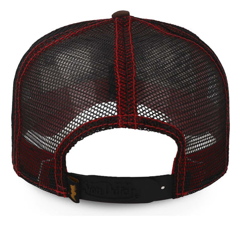 Gorra Von Dutch 9835505 Vdthlbsr Café /rojo Unitalla