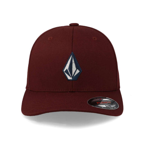 Gorra Volcom D5512320 Full Stone Flex Wht Vino Cerrada